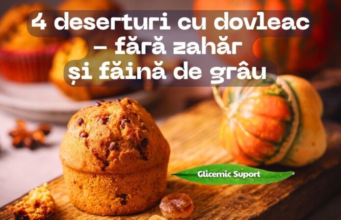 4 deserturi cu dovleac pentru diabetici