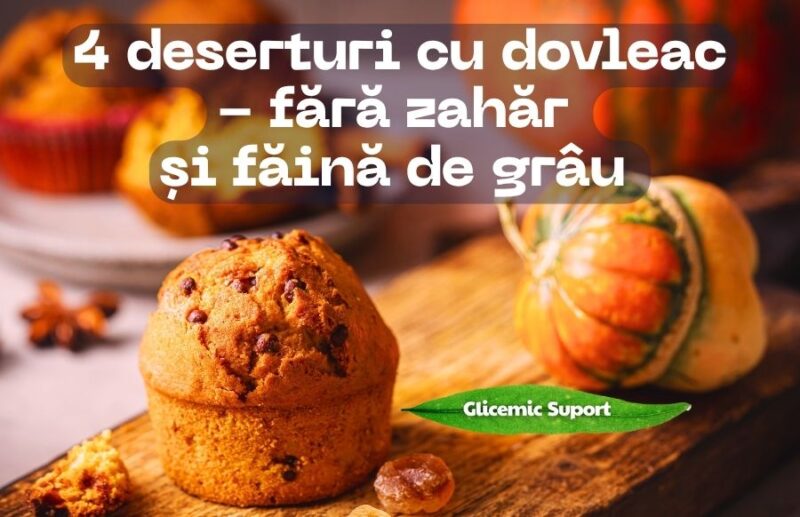 4 deserturi cu dovleac pentru diabetici