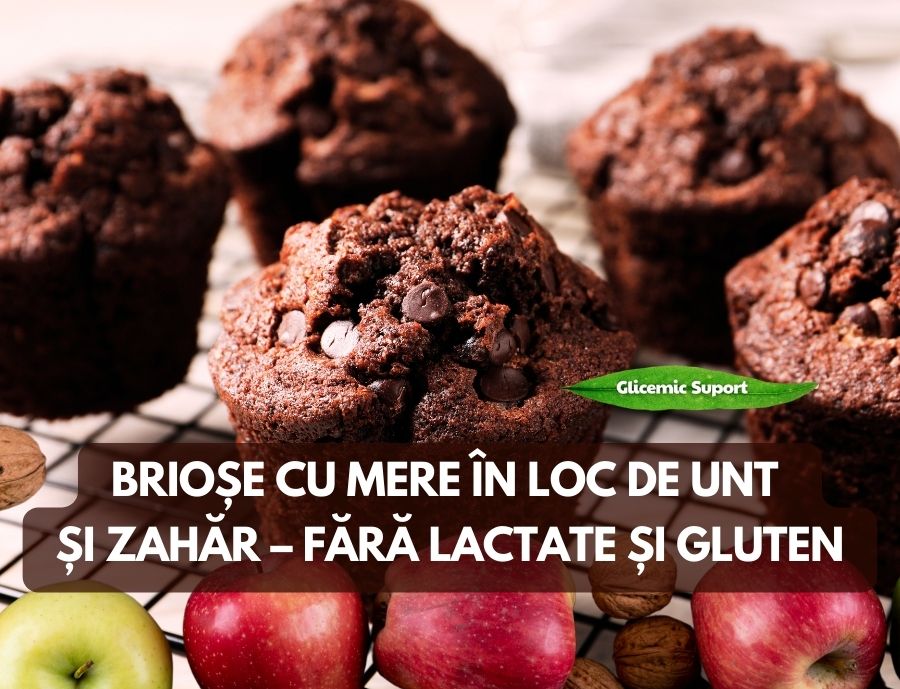 Briose cu mere fara zahar si gluten