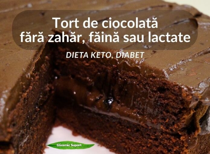 Tort de ciocolata fara zahar, faina si lactate
