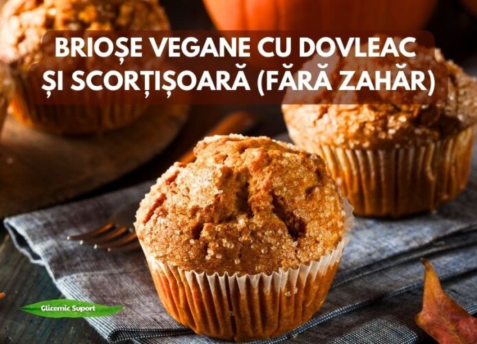 Briose Vegane cu Dovleac si Scortisoara