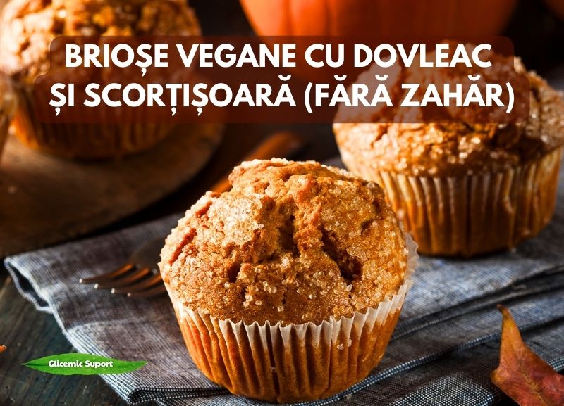 Briose Vegane cu Dovleac si Scortisoara