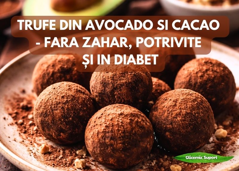Trufe din avocado si cacao