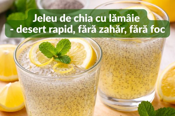 Jeleu de chia cu lamaie
