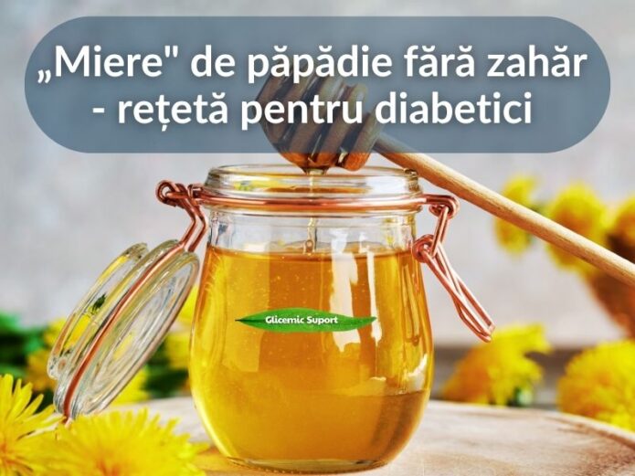 Miere de papadie fara zahar - reteta pentru diabetici