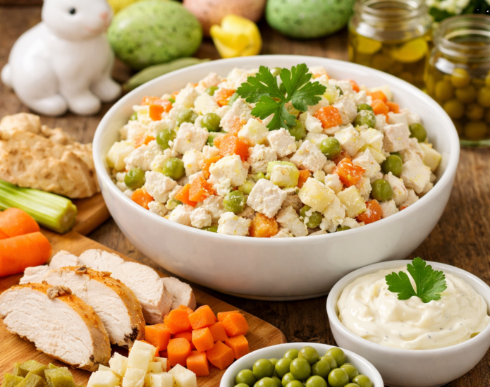 Salata boeuf pentru diabetici - reteta de sarbatori