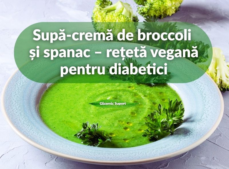 Supa crema de broccoli si spanac