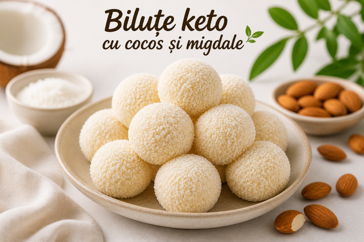 Bilute keto cu cocos si migdale