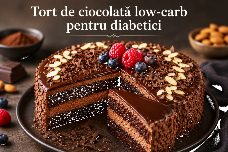 Tort de ciocolata pentru diabetici