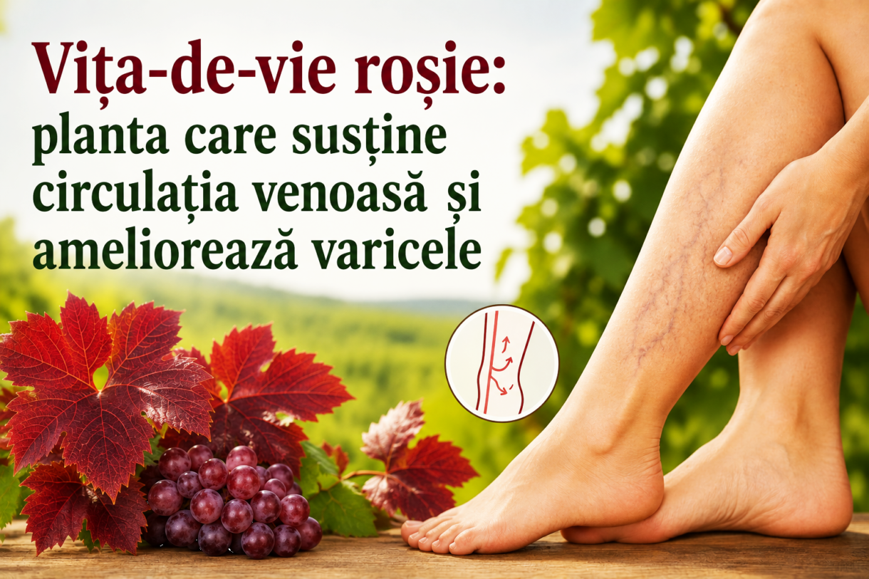 Vita de vie rosie sustine sanatatea venelor si capilarelor
