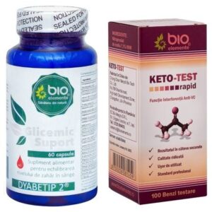Pachet Glicemic + Keto Test