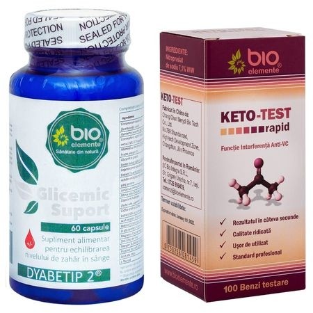 Pachet Glicemic + Keto Test